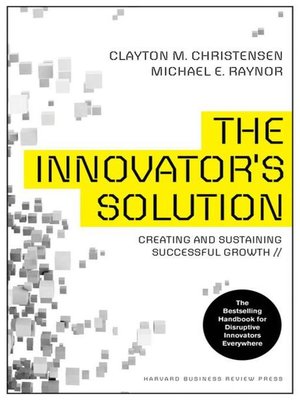 cover image of The Innovator's Solution